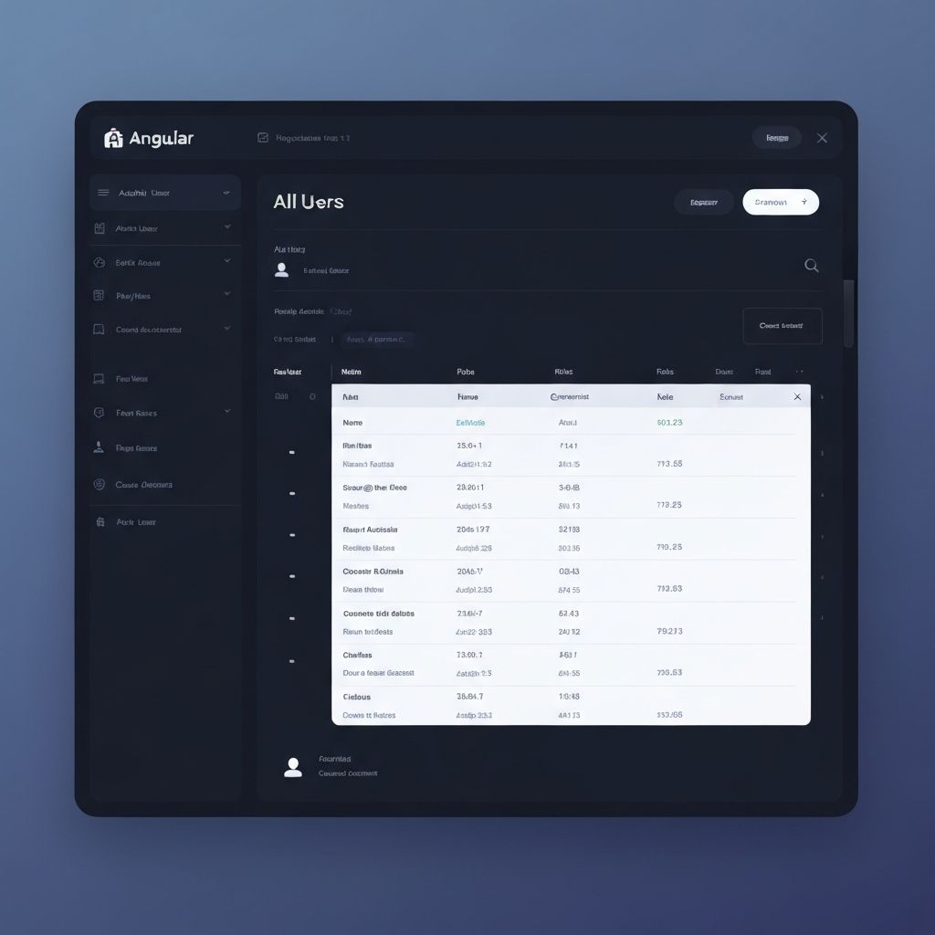 Angular Spring Frontend